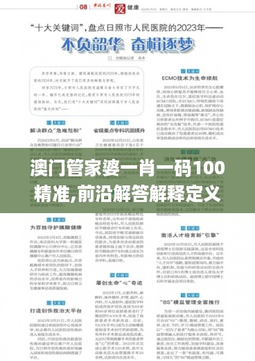 澳门管家婆一肖一码100精准,前沿解答解释定义_顶级版41.431