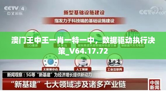 澳门王中王一肖一特一中，数据驱动执行决策_V64.17.72