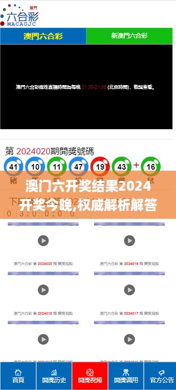 澳门六开奖结果2024开奖今晚,权威解析解答解释措施_学院集2.974