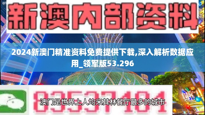 2024新澳门精准资料免费提供下载,深入解析数据应用_领军版53.296