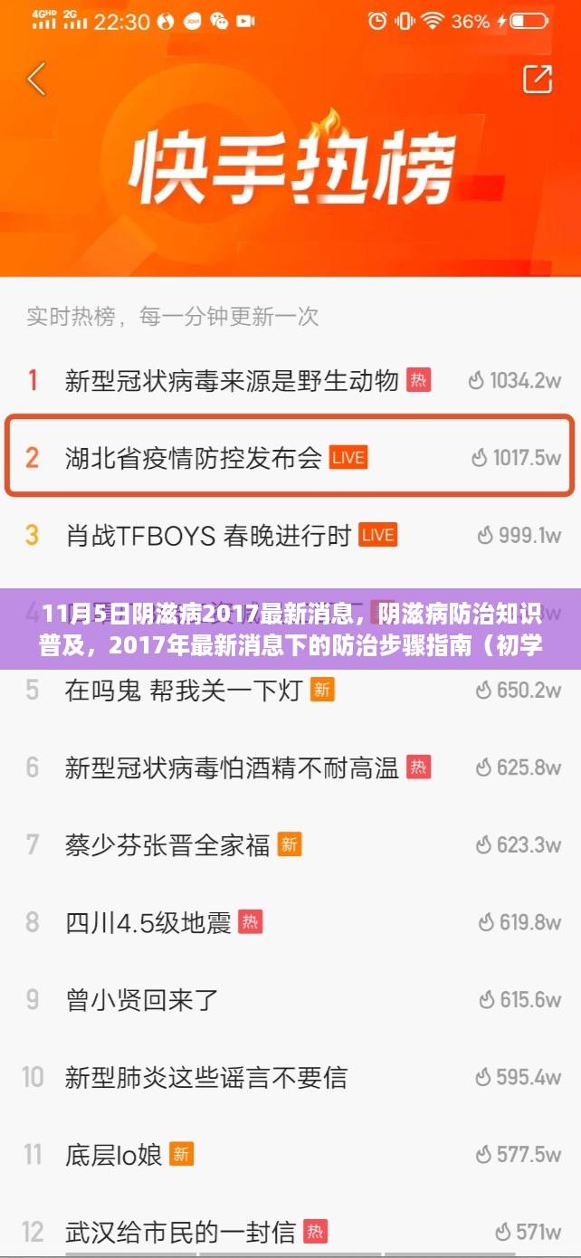 阴滋病防治知识普及，最新消息下的防治步骤指南（初学者与进阶用户适用）