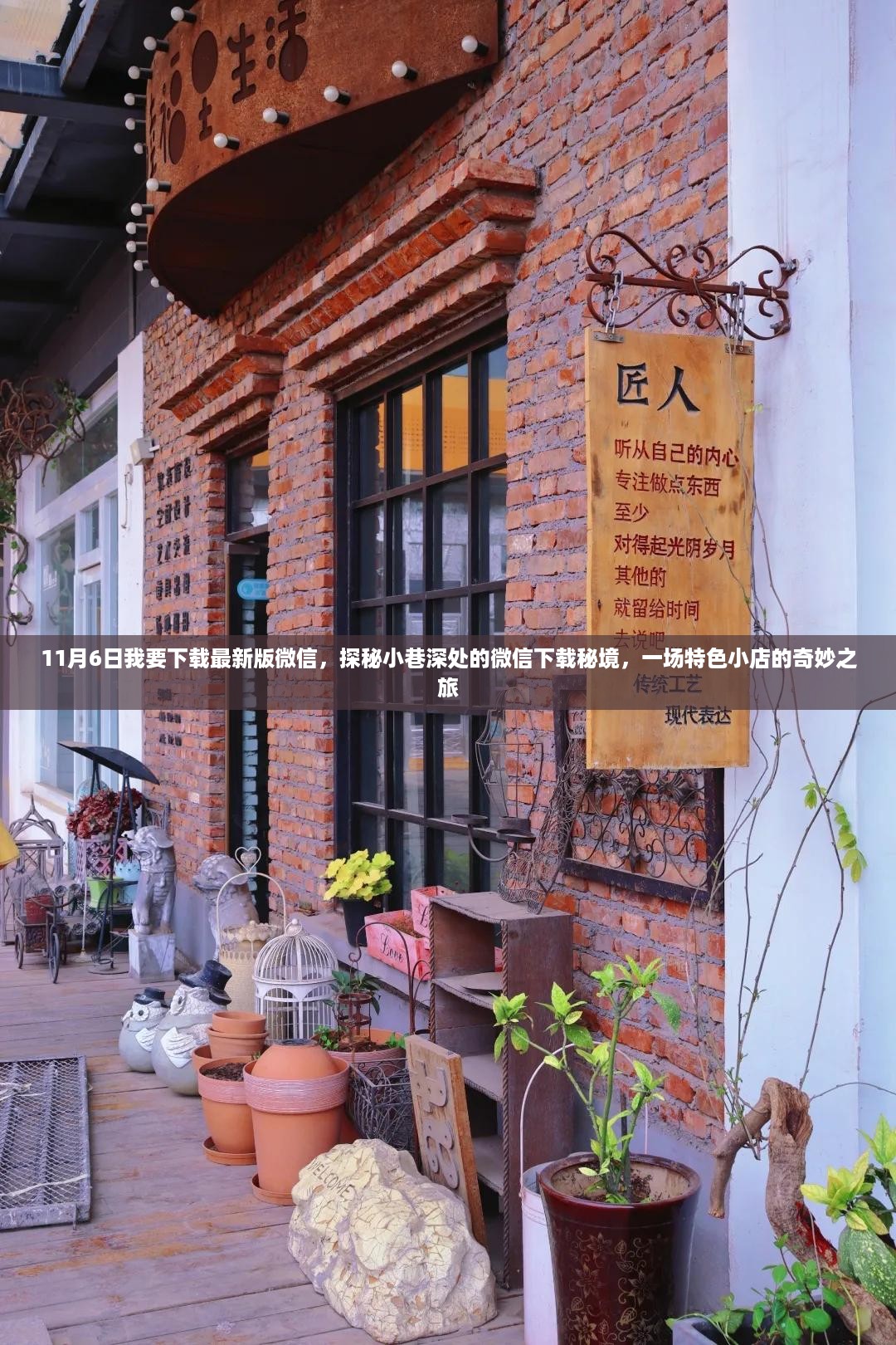 探秘微信下载秘境，特色小店的奇妙之旅在11月6日启程