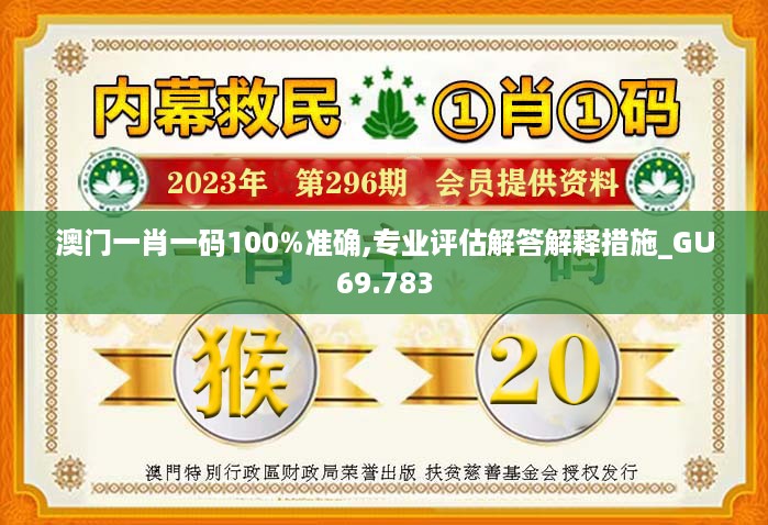 澳门一肖一码100%准确,专业评估解答解释措施_GU69.783