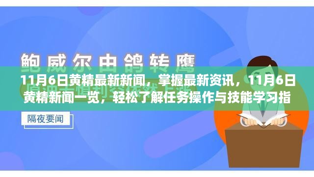 11月6日黄精最新新闻及技能学习指南，一览掌握最新资讯