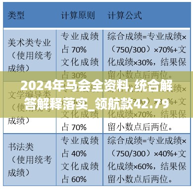 2024年马会全资料,统合解答解释落实_领航款42.790