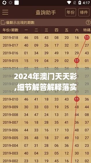 2024年澳门天天彩,细节解答解释落实_HDR83.273