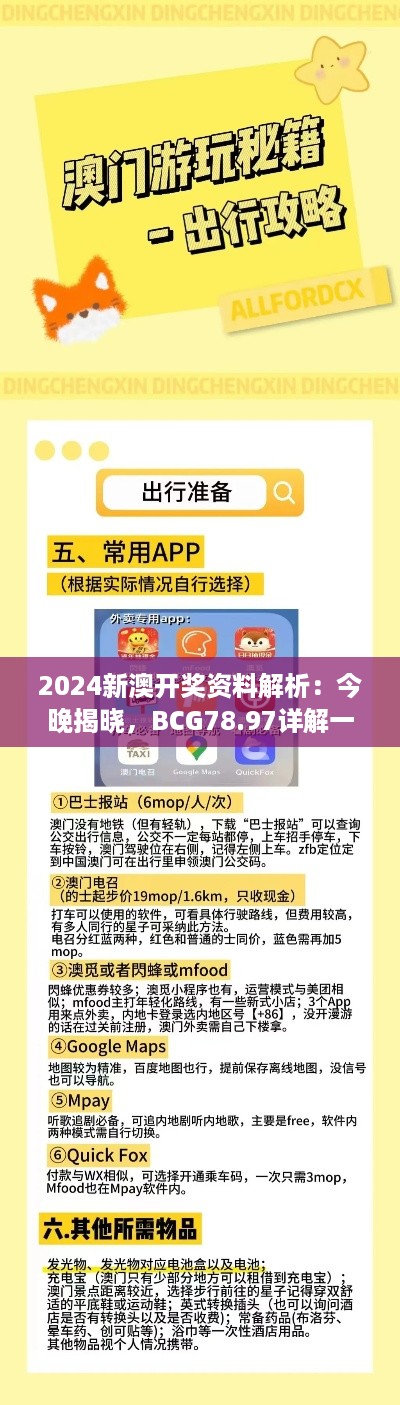 2024新澳开奖资料解析：今晚揭晓，BCG78.97详解一览