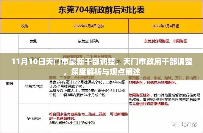 天门市政府干部调整深度解析与观点阐述，最新调整动态（11月10日）