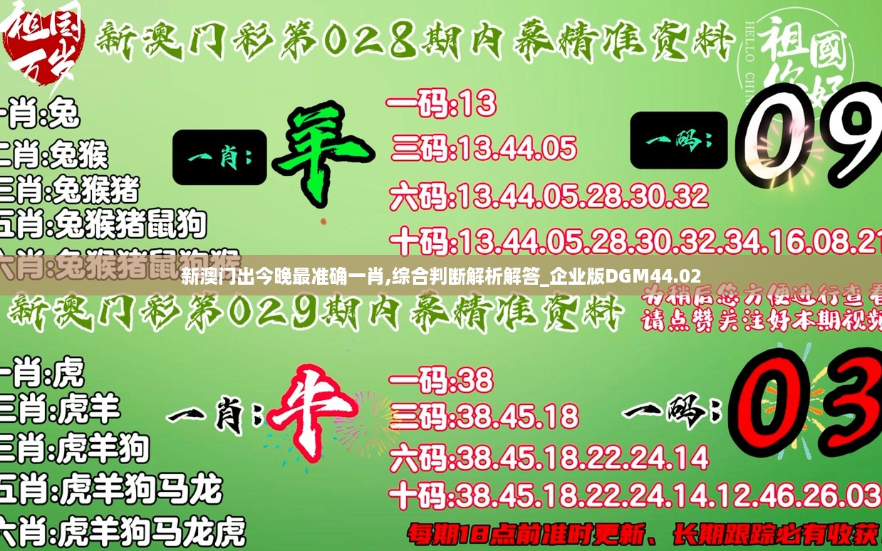 新澳门出今晚最准确一肖,综合判断解析解答_企业版DGM44.02