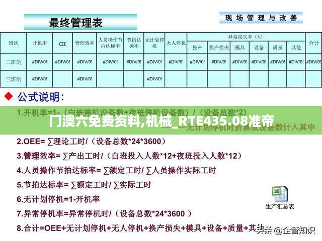 门澳六免费资料,机械_RTE435.08准帝