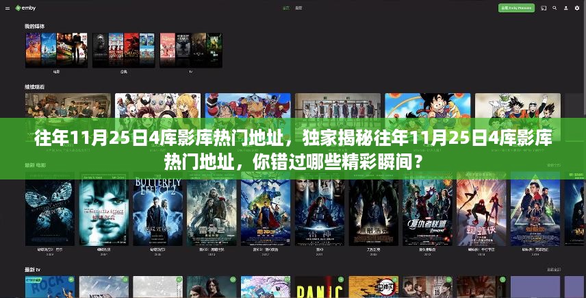 独家揭秘，历年11月25日四库影库热门地址回顾，精彩瞬间不容错过！