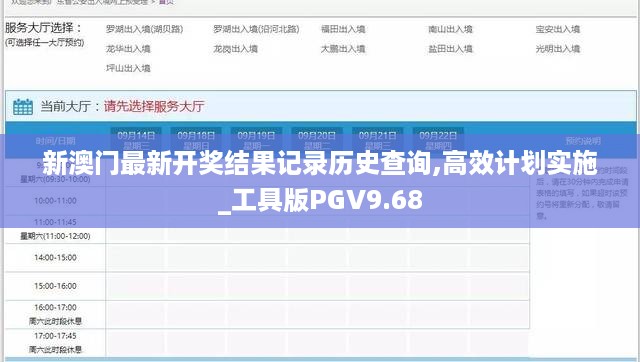 新澳门最新开奖结果记录历史查询,高效计划实施_工具版PGV9.68