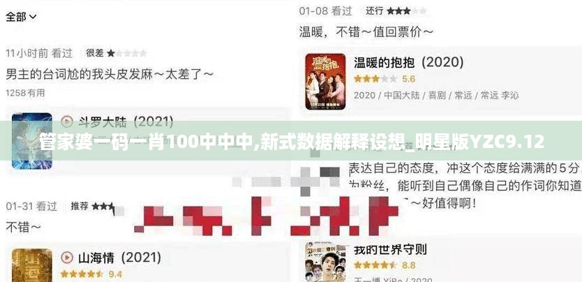 管家婆一码一肖100中中中,新式数据解释设想_明星版YZC9.12