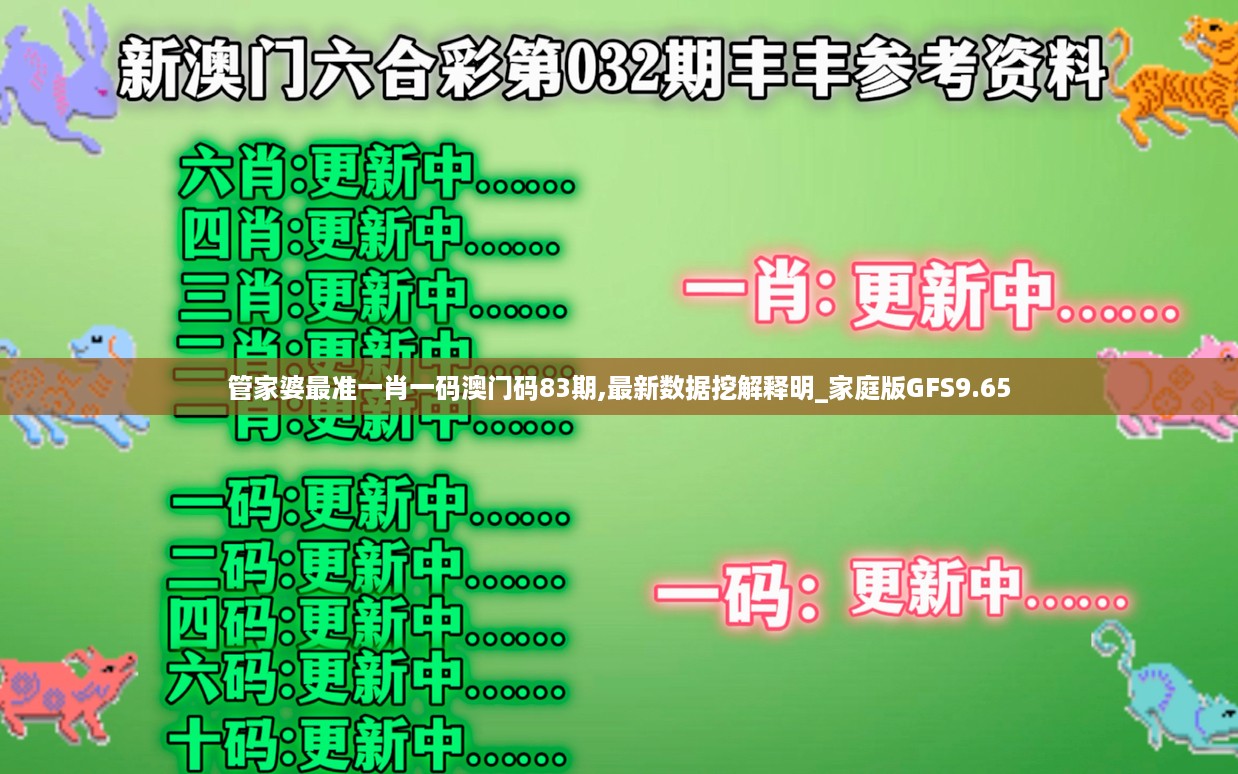 管家婆最准一肖一码澳门码83期,最新数据挖解释明_家庭版GFS9.65