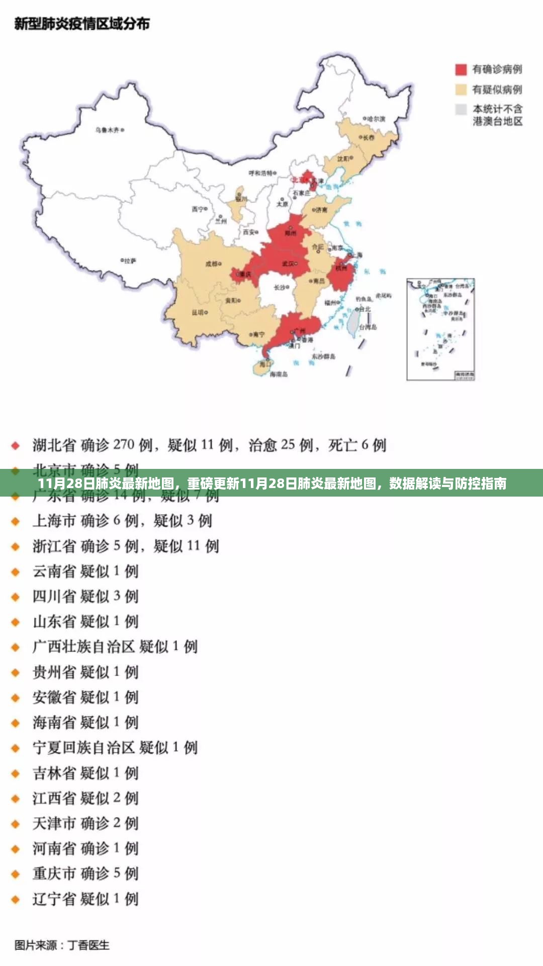 重磅更新，11月28日肺炎最新地图及数据解读与防控指南