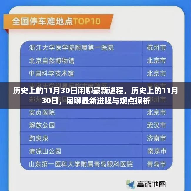 历史上的11月30日，闲聊最新进程与观点探析