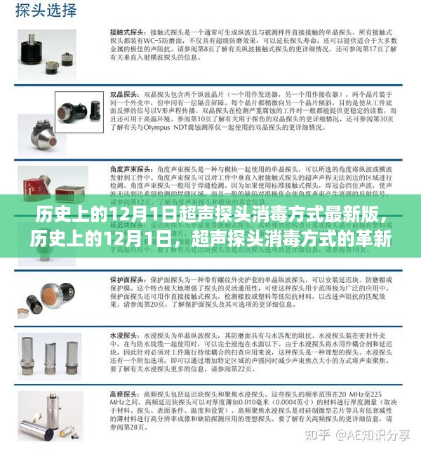 12月1日超声探头消毒方式的革新之旅，最新版解读