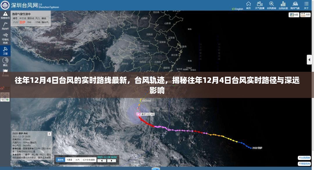 揭秘往年12月4日台风实时路径与深远影响，台风轨迹追踪及影响分析