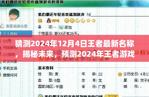 揭秘未来王者游戏新名称，预测2024年王者游戏新称号揭晓