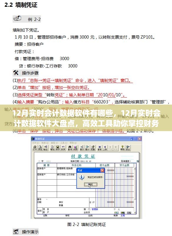 12月实时会计数据软件大盘点，高效工具助你轻松掌控财务核心数据