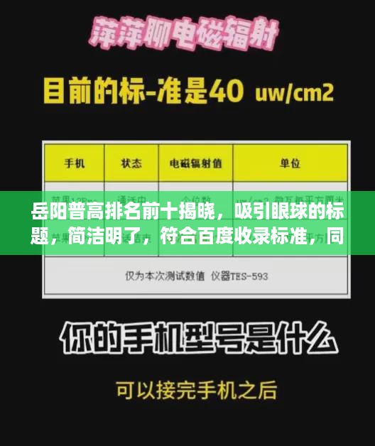 岳阳普高排名前十揭晓，吸引眼球的标题，简洁明了，符合百度收录标准，同时能够吸引用户的注意力，突出岳阳普高排名前十名的核心内容。