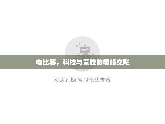 电比赛，科技与竞技的巅峰交融