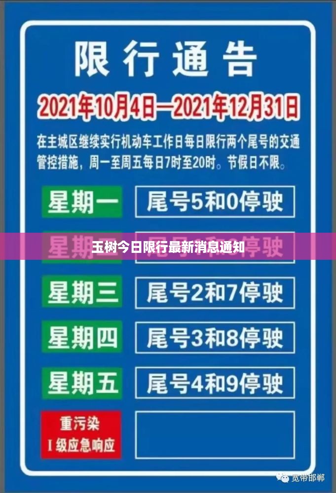 玉树今日限行最新消息通知